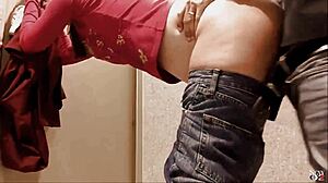 french amateurs in satin lingerie get standing fucks with big asses in toilets pov 😍