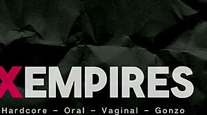 A Hot Brunette Seduces Her Housemate With Big Tits.