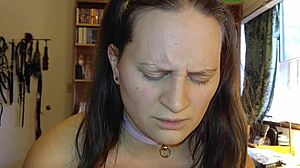 Slut Wife Rides Anal Dildo Until Orgasm