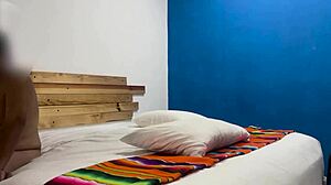 BBW Masturbates Husband And Guest After Naked Massage