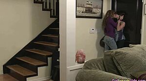 Girlfriends film petite brunette fingering lesbian masturbation