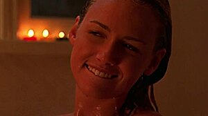 tania saulnier looks so hot in that steamy shower!