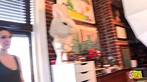 i turned photo session into lesbian masturbation