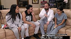 Mia's Pussy Shocked And Blasted With Cum In POV!