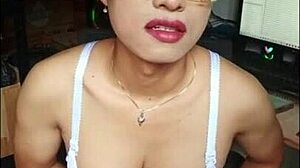 black hijab transgirl slut cums hard 😈