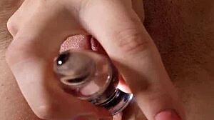 fucking my ass with multiple dildos and gaping masturbation