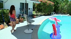 Tammie lee and jasmine webb flip fuck with a huge strapon