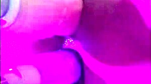 Blonde's Fake Tits Pierced in Double Penetration