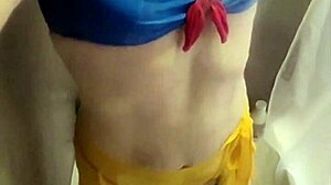 Slut in lingerie flashes huge buttplug in wild 2023 recap!