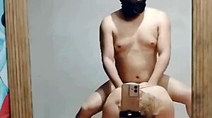 Fat Latina Wife Bent Over Fucking In Front Of Mirror!