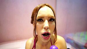 amanda borges, that teen pornstar, masturbates and fucks her pussy and ass