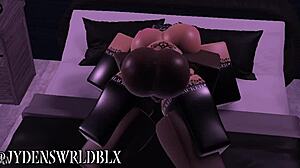 kitty just got her slutty pussy filled by a big black cock