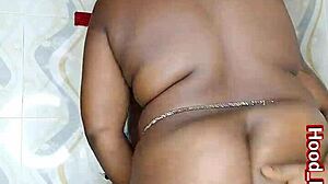 CRAZY SHOWER FUCK with huge ass mature slut HIGH