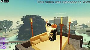 Lucky Bacon Teases Cute Girl In Roblox