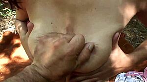 The wet pussy of this brunette with perfect tits is hard to handle