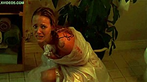 tania saulnier looks so hot in that steamy shower!