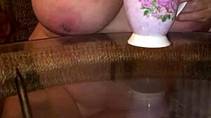 huge 34jj granny boobs bouncing hard