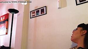 Naughty Babysitter Fingers Herself On Webcam In Thong