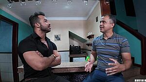 Latina wife rides big cock, overcoming husband's cuckold fears with ease