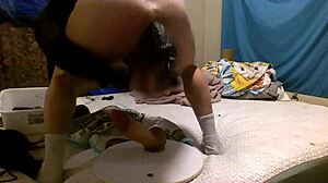 Amateur Slut Loves Anal Sex with Dildo and Cock