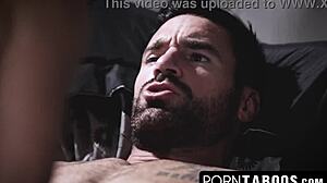 Older man and new girl in taboo scene