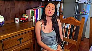 Stepsister's friend seduces me and we fuck.