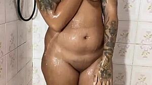 Latina Brunette Caught Peeing and Masturbating on Hidden Cam!