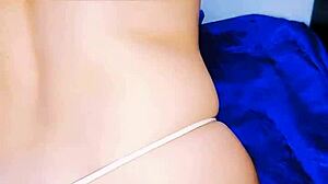 stepmom shows off to lover while husband works, gets caught by stepson using toys