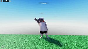 Novinho pauzudo tarado dan�ando polidance ao sons de gemido da gostosa safada batendo siririca