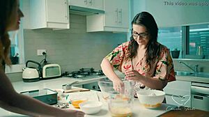 charlie forde licks chasey devil's pussy in lesbian tease