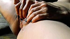 Milf's Passionate Outdoor Pussy Masturbation Orgasm