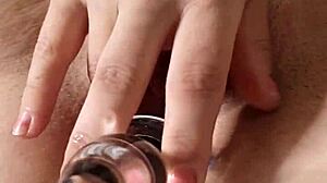 fucking my ass with multiple dildos and gaping masturbation