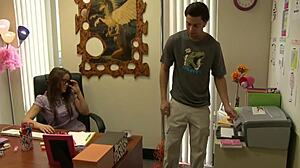 Slipping into the Tight Skirt of a Naughty Office Slut Today