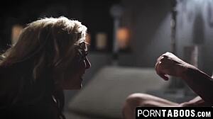 Older man and new girl in taboo scene