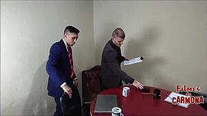 Milf Employee Sucks Everyone During Sofa Test