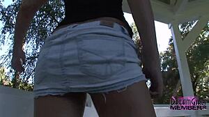 Wild College Cutie Flashes in Public Adventure!