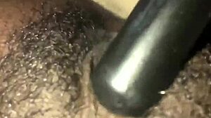 Ebony Amateur Plays With Wet Pussy And Orgasms