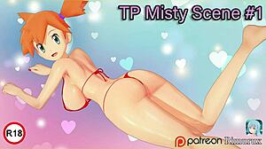 Misty Gets Triple Penetration On Beach