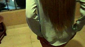 Outdoor Activity On Balcony With Skinny Person