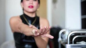 Listen to the latex gloves asmr sounds