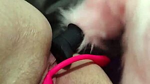 chubby milf fox gets double penetration in ass and pussy