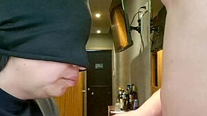 Girlfriend Swallows Liquid Lunch in Dorm