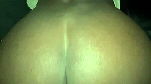 in the 1990s, a petite ebony nympho gets pov fucked by big cock