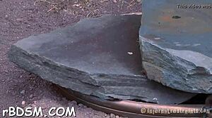 I indulge in a sadomasochism game, getting rough and sucking tight cock