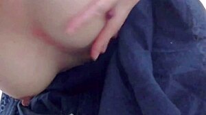 Solo asian amateur masturbates at home in homemade video