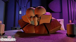 cute couple havin romantic breedin session, he promised triplets