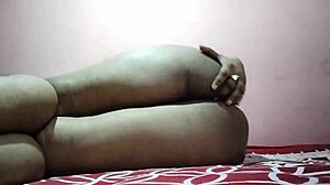 Hot beautiful girl masturbating watching sexy video in mobile