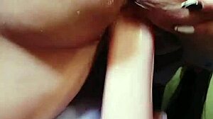 Watching my cuñada with a thick dildo—pure raw craving!