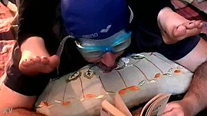 Teased by robertas strong foot odor