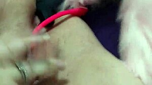 chubby milf fox gets double penetration in ass and pussy